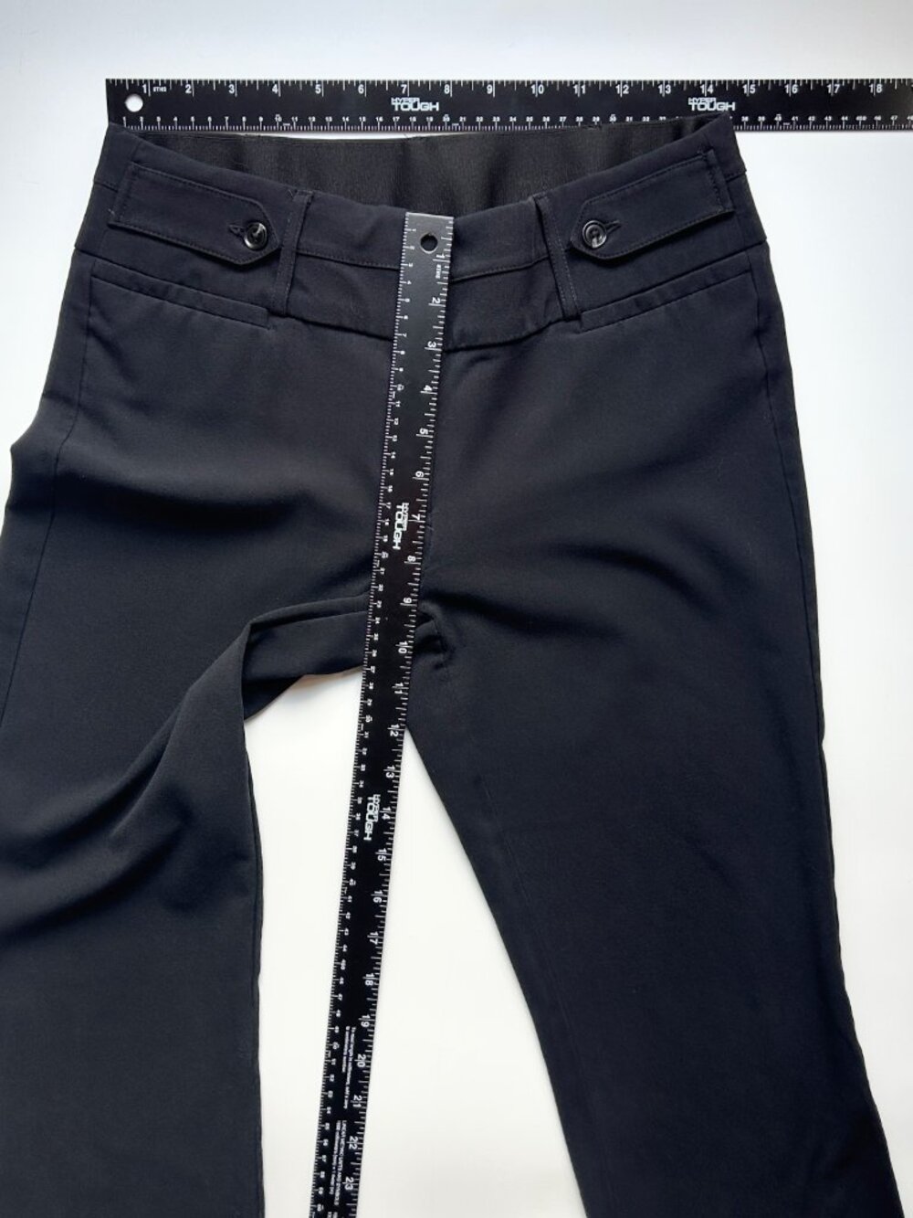 Candie's Women's Bootcut Black Dress Work Career Mid Rise Pants Slacks Size 7 - Picture 3 of 7